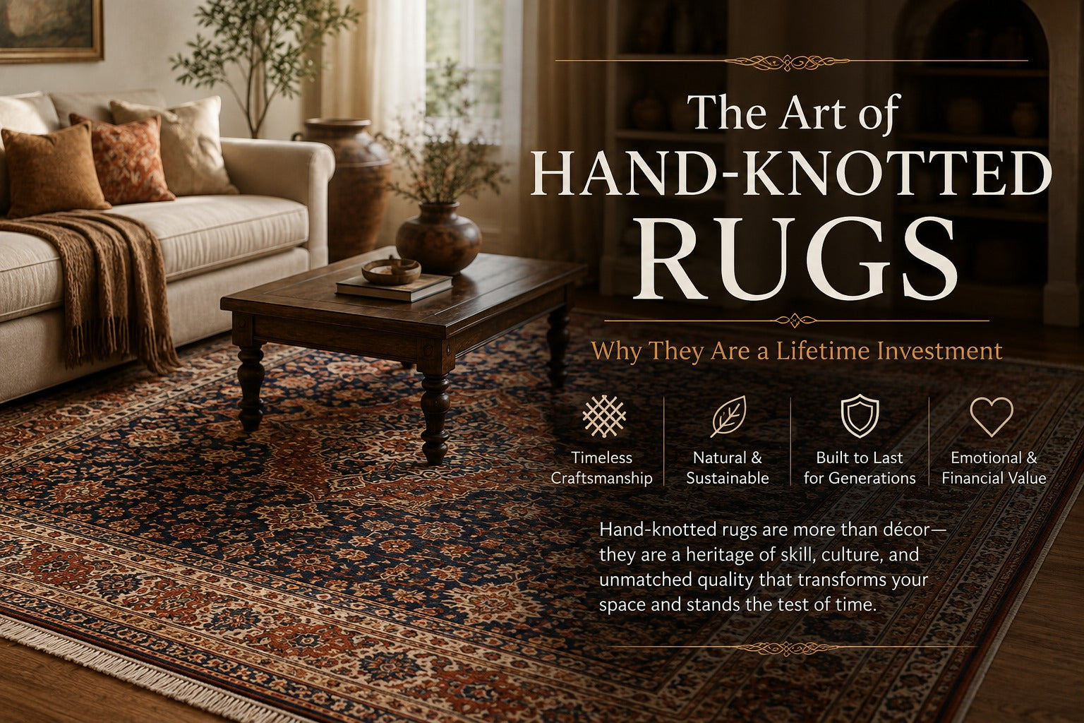 The Art of Hand-Knotted Rugs: Why They Are a Lifetime Investment