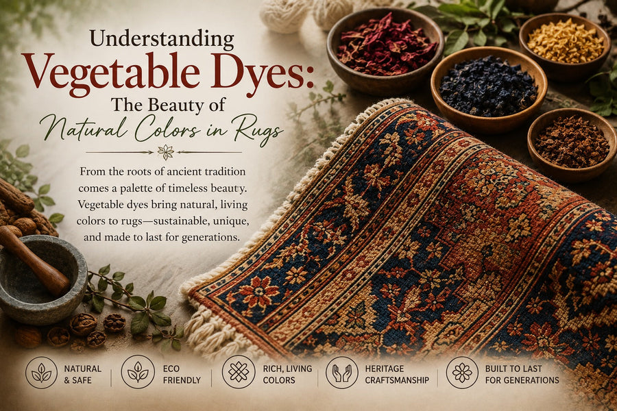 Understanding Vegetable Dyes: The Beauty of Natural Colors in Rugs