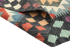 2.5x6.5 Multi Killim Geometric Runner Rug | Handmade Wool Rug