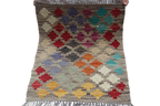 2x3 Multicolor Kilim Geometric Handmade Wool Rug | Premium Luxury Area Rug