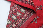 6x9 Red Mori Bokhara Geometric Area Rug | Handmade Wool & Cotton Rug