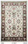 5x8 Beige  Chobi Handmade Cotton & Wool Rug | Premium Luxury Area Rug