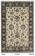 5x8 Beige Chobi Handmade Cotton & Wool Rug | Premium Luxury Area Rug