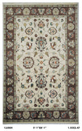 5x8 Beige Chobi Handmade Cotton & Wool Rug | Premium Luxury Area Rug