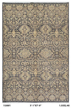5.5x8 Beige Chobi Handmade Cotton & Wool Rug | Premium Luxury Area Rug