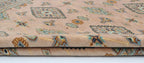 3x5 Brown Fine Jaaldar Area Rug | Handmade Worsted Wool & Cotton Geometric Rug