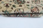 5x8 Beige & Brown Chobi Area Rug | Handmade Wool & Cotton Floral Rug | Luxury Chobi Rug