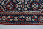 4x6 Beige & Brown Chobi Area Rug | Handmade Wool & Cotton Floral Rug | Luxury Vegetable Dyed