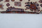 8x10Beige & Red Super Kazak Geometric Handmade Cotton & Wool Rug | Premium Luxury Area Rug