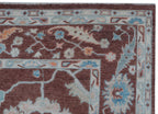 8x10 Brown Floral Handmade Wool Rug | Premium Luxury Area Rug
