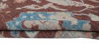 8x10 Brown Floral Handmade Wool Rug | Premium Luxury Area Rug