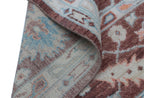 8x10 Brown Floral Handmade Wool Rug | Premium Luxury Area Rug