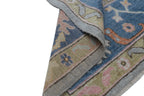 8x10 Grey Floral Handmade Wool Rug | Luxury Area Rug