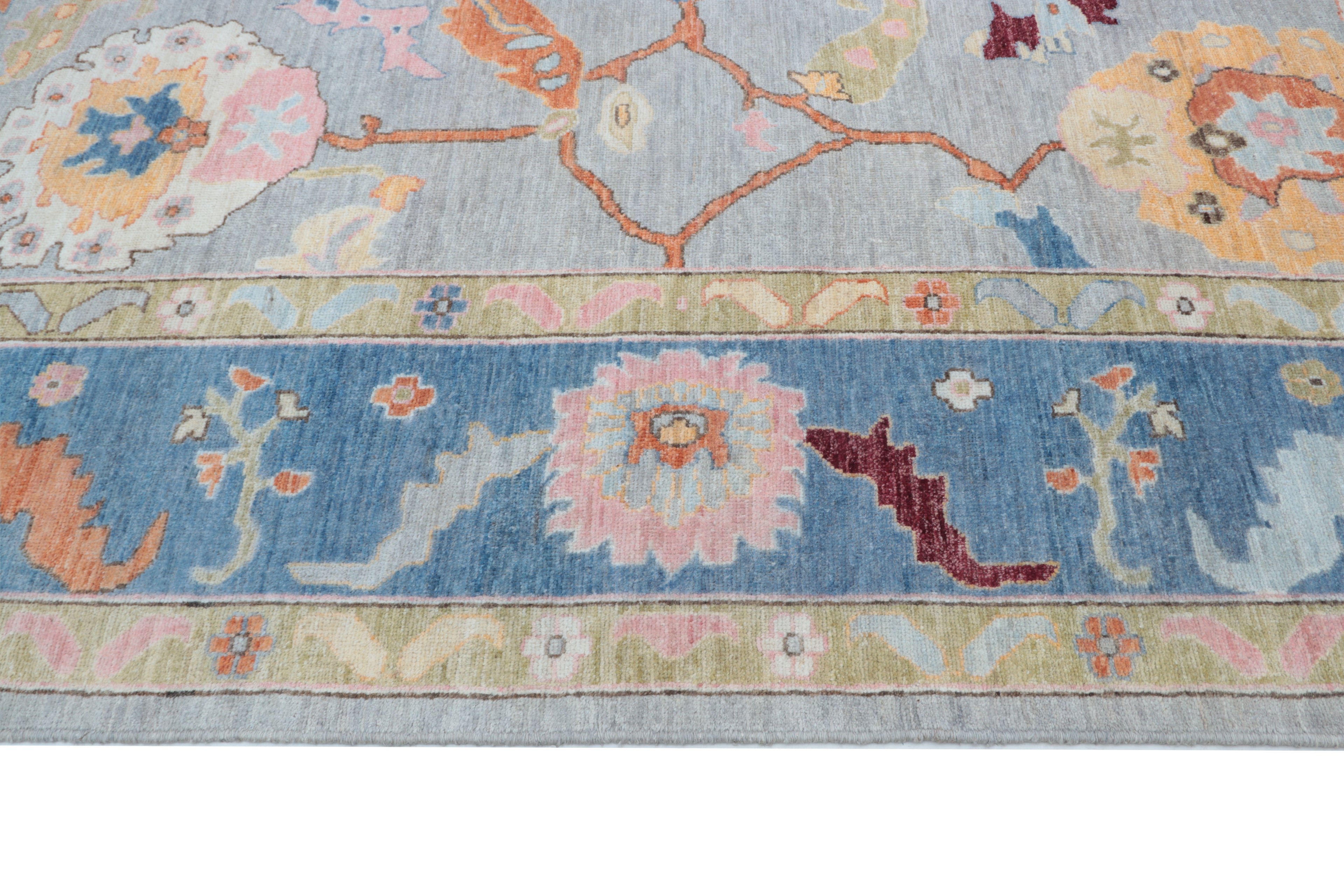 9x12 Grey Handmade Wool Rug | Premium Luxury Area Rug