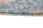 8x10 Gray Oushak Rug – Handmade Wool Floral Vintage Area Rug