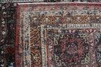 7x10 Brown Chobi Handmade Wool & Cotton Rug | Floral Hand-Knotted Area Rug | Vegetable Dyed