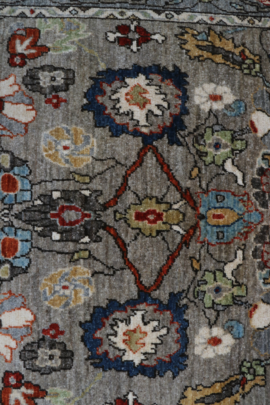 4x6 Gray Chobi Floral Handmade Cotton & Wool Rug | Premium Luxury Area Rug