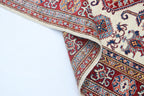 5x7 Beige Super Kazak Geometric Handmade Cotton & Wool Rug | Premium Luxury Area Rug