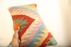 Luxury Multicolor Geometric Wool Cushion Set of 2 – Rectangle