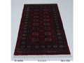 3x5 Red Mori Bokhara Handmade Wool Cotton Geometric Rug Azo Free Dyeing