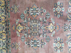 7x10 Copper Geometric Handmade Cotton & Wool Silk Touch Rug | Premium Luxury Area Rug