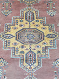 6x9 Copper Geometric Handmade Cotton & Wool Silk Touch Rug | Premium Luxury Area Rug