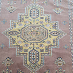 6x9 Copper Geometric Handmade Cotton & Wool Silk Touch Rug | Premium Luxury Area Rug