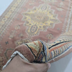 6x9 Copper Geometric Handmade Cotton & Wool Silk Touch Rug | Premium Luxury Area Rug
