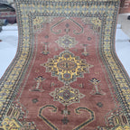 6x9 Copper Geometric Handmade Cotton & Wool Silk Touch Rug | Premium Luxury Area Rug