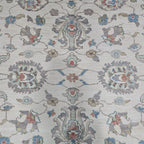 5x6 Beige Chobi Floral Area Rug | Handmade Wool & Cotton Rug