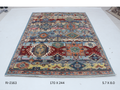 6x8 Multi-Color Hariz Handmade Wool Cotton Rainbow Area Rug