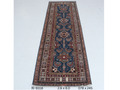 2x8 Beige and Red Super Kazak Handmade Wool Cotton Geometric Runner Rug